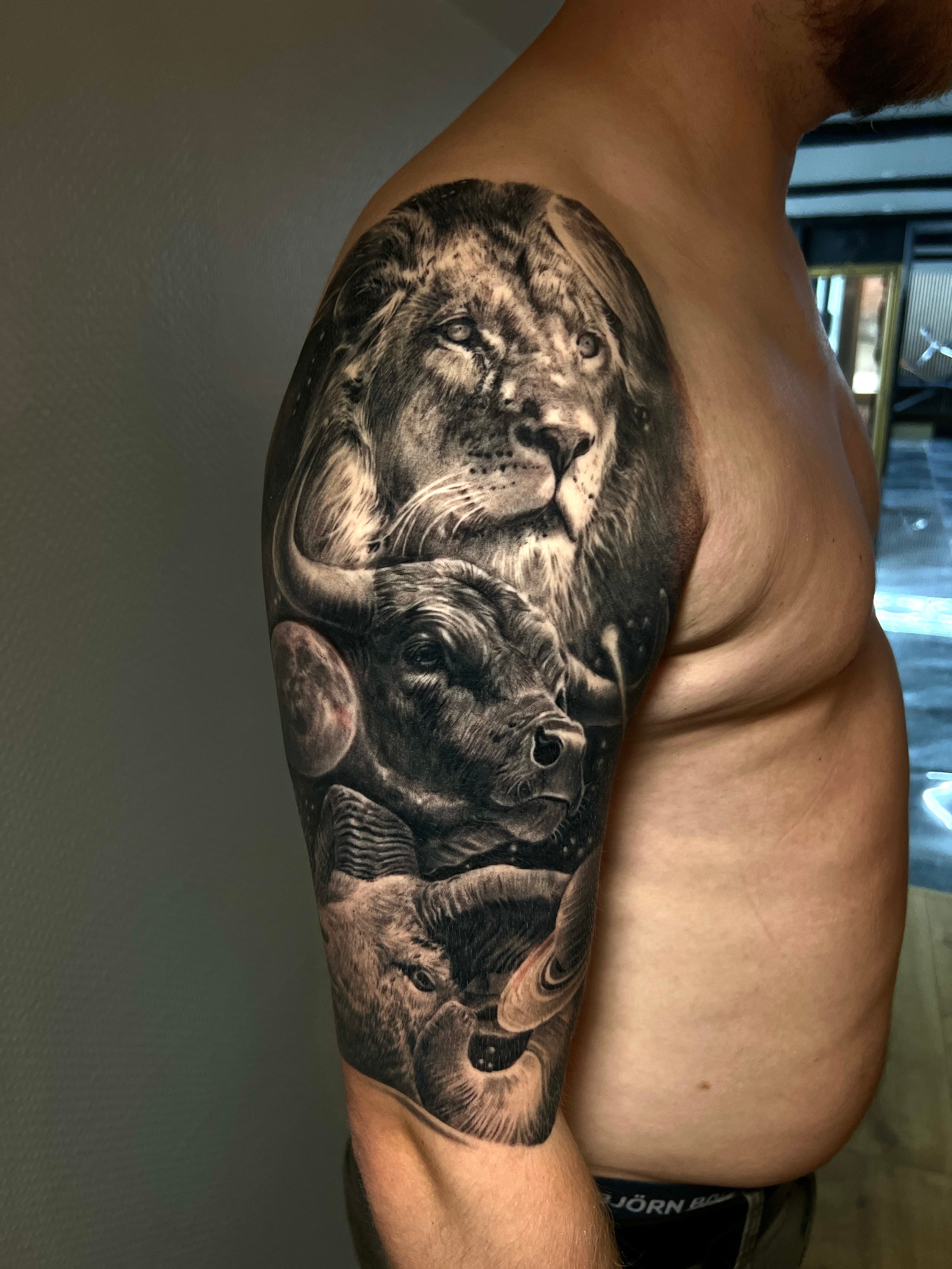 Tatoveringsarbejde af Lizard - Eksempel 33 fra Tattoo Fashion Horsens