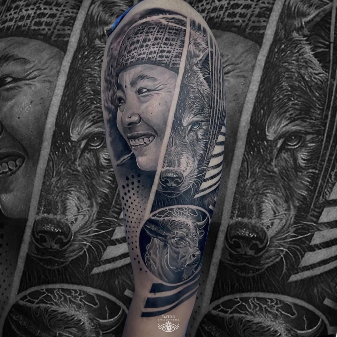 Tatoveringsarbejde af Sunny - Eksempel 2 fra Tattoo Fashion Horsens