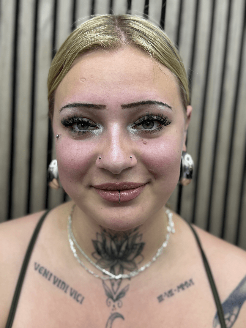 Smiley piercing professionelt udført i Horsens